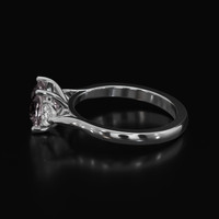 2.26 Ct. Sapphire Ring, 18K White Gold 4