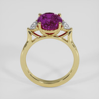4.54 Ct. Purple Sapphire Ring, 10K Yellow Gold 3