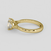 2.24 Ct. Peach Sapphire Ring, 10K Yellow Gold 4