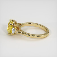 3.53 Ct. Yellow Sapphire Ring, 10K Yellow Gold 4