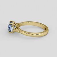 2.00 Ct. Blue Sapphire Ring, 18K Yellow Gold 4