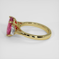 4.24 Ct. Pink Sapphire Ring, 18K Yellow Gold 4