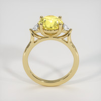 3.53 Ct. Sapphire Ring, 18K Yellow Gold 3