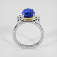 2.60 Ct. Blue Sapphire Ring, 18K Yellow & White 3