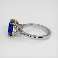2.60 Ct. Blue Sapphire Ring, 18K Yellow & White 4