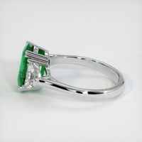 2.14 Ct. Emerald   Ring, Platinum 950 4