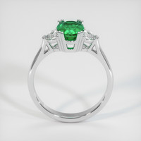 1.19 Ct. Emerald Ring, 18K White Gold 3