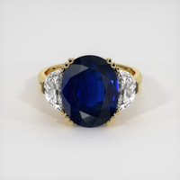5.75 Ct. Sapphire Ring, 18K Yellow Gold 1