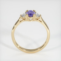0.78 Ct. Sapphire Ring, 18K Yellow Gold 3