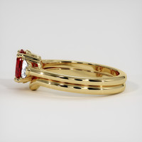 1.20 Ct. Ruby Ring, 14K Yellow Gold 4