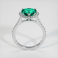 1.81 Ct. Emerald Ring, Platinum 950 3