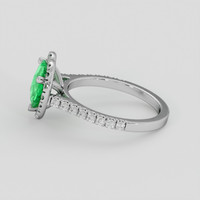 2.03 Ct. Emerald Ring, Platinum 950 4