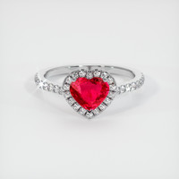 Ruby Ring 1.04 Ct. Platinum 950 Preview