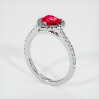 Ruby Ring 1.04 Ct. Platinum 950 Preview