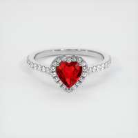 Ruby Ring 0.69 Ct., Platinum 950 Preview