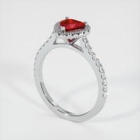 Ruby Ring 0.69 Ct., Platinum 950 Preview