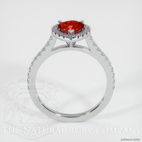 0.76 Ct. Ruby Ring, Platinum 950 3