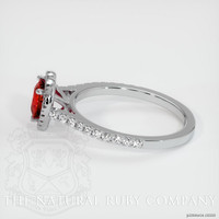 0.76 Ct. Ruby Ring, Platinum 950 4