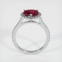 1.65 Ct. Ruby Ring, Platinum 950 3