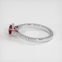 0.98 Ct. Ruby Ring, Platinum 950 4