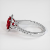 2.33 Ct. Ruby Ring, Platinum 950 4