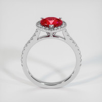 1.75 Ct. Ruby Ring, Platinum 950 3