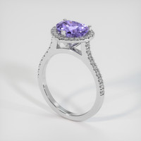 2.69 Ct. Sapphire Ring, Platinum 950 2