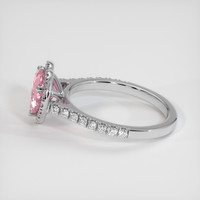 2.01 Ct. Pink Sapphire Ring, Platinum 950 4