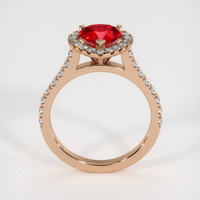 1.68 Ct. Ruby Ring, 14K Rose Gold 3