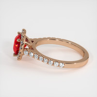 1.68 Ct. Ruby Ring, 14K Rose Gold 4