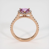 1.03 Ct. Sapphire Ring, 14K Rose Gold 3