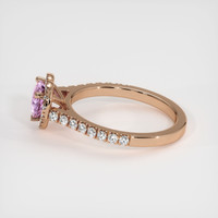 1.03 Ct. Sapphire Ring, 14K Rose Gold 4