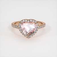 3.51 Ct. Sapphire Ring, 14K Rose Gold 1