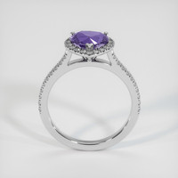 1.65 Ct. Purple Sapphire Ring, 10K White Gold 3