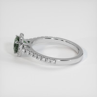 1.02 Ct. Bi Color Sapphire Ring, 10K White Gold 4