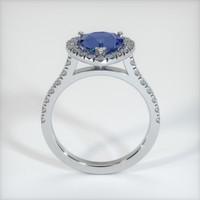 2.27 Ct. Bluish Purple Sapphire Ring, 10K White Gold 3