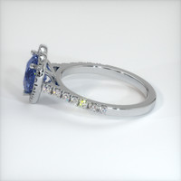 2.27 Ct. Bluish Purple Sapphire Ring, 10K White Gold 4