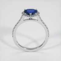 1.92 Ct. Blue Sapphire Ring, 14K White Gold 3