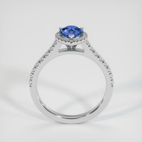 0.58 Ct. Sapphire Ring, 14K White Gold 3