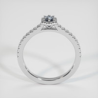 0.12 Ct. Sapphire Ring, 14K White Gold 3