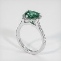 2.54 Ct. Sapphire Ring, 14K White Gold 2