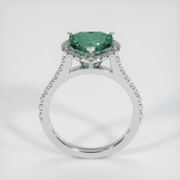 2.54 Ct. Sapphire Ring, 14K White Gold 3