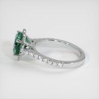 2.54 Ct. Sapphire Ring, 14K White Gold 4