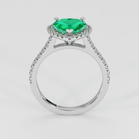 1.46 Ct. Emerald Ring, 18K White Gold 3