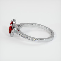 Ruby Ring 0.80 Ct., 18K White Gold Preview