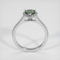 1.02 Ct. Bi Color Sapphire Ring, 18K White Gold 3