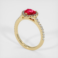 Ruby Ring 1.04 Ct., 14K Yellow Gold Preview