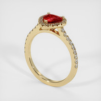 Ruby Ring 0.80 Ct., 14K Yellow Gold Preview