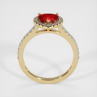 1.32 Ct. Ruby Ring, 14K Yellow Gold 3