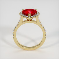 2.59 Ct. Ruby Ring, 14K Yellow Gold 3